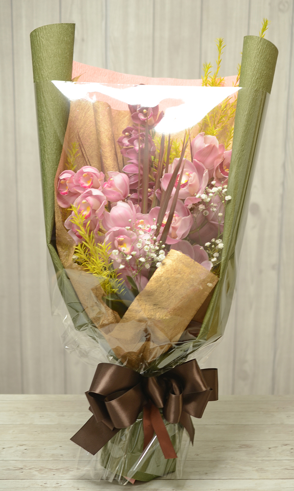 シンビジューム入り花束