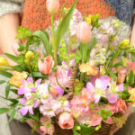 【生花】春のアレンジメント「チューリップ」