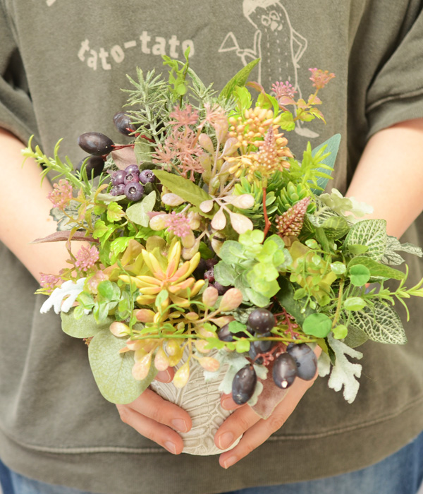 多肉植物のアレンジメント